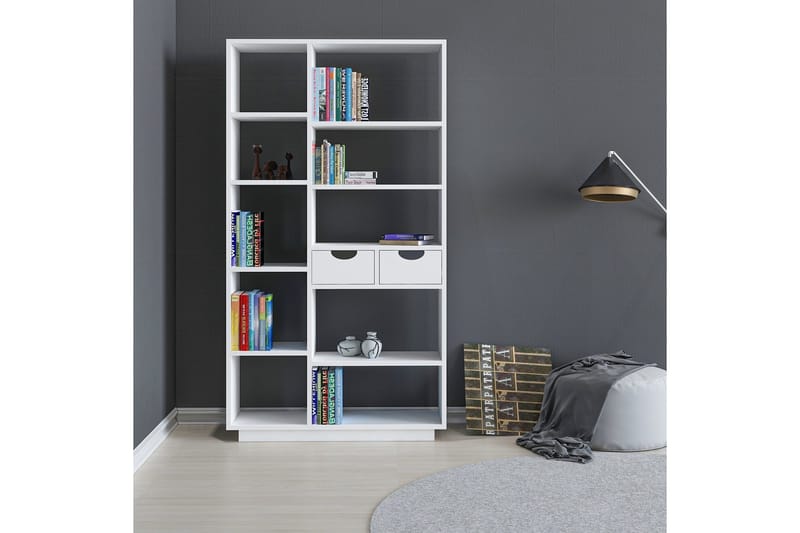 Bookshelf Hvit - Hvit - Oppbevaring - Hyller - Bokhylle