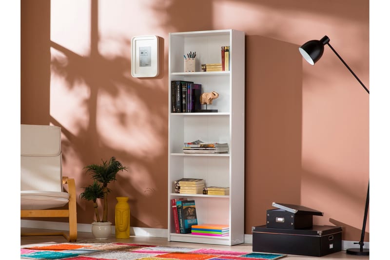 Bookshelf Hvit - Hvit - Oppbevaring - Hyller - Bokhylle