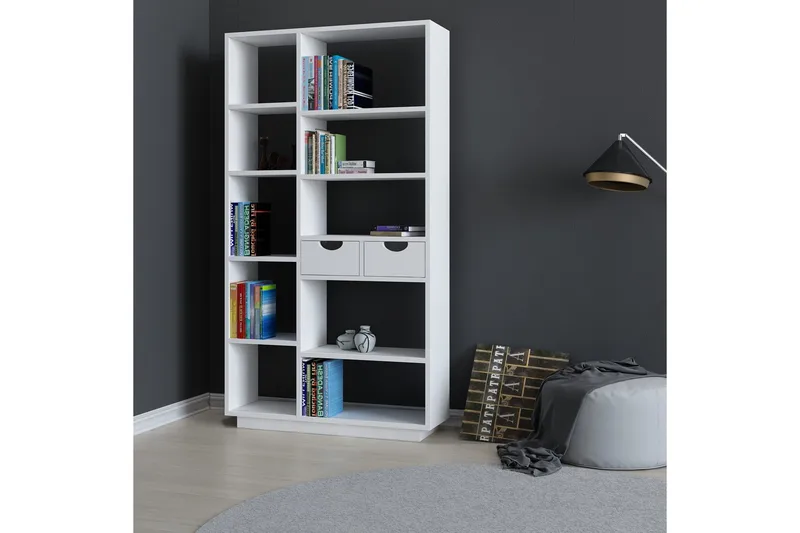 Bookshelf Hvit - Hvit - Oppbevaring - Hyller - Bokhylle