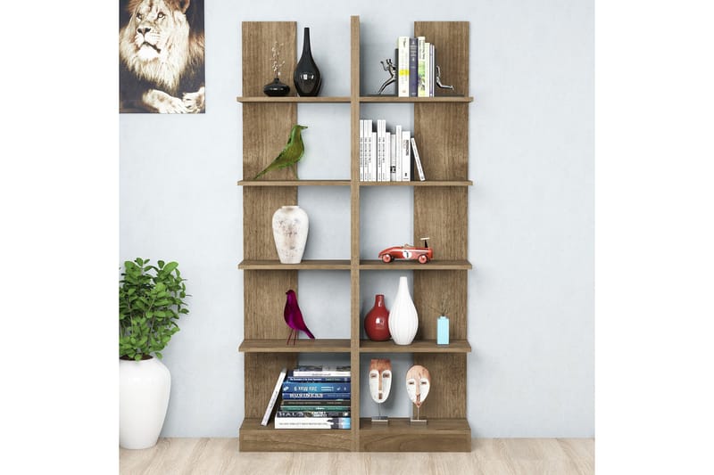 Bookshelf Valnøtt - Oppbevaring - Hyller - Bokhylle