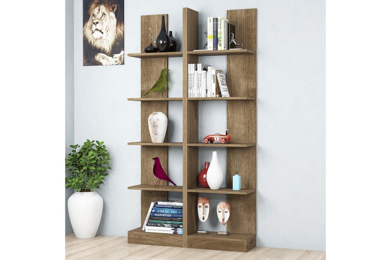 Bookshelf Valnøtt - Oppbevaring - Hyller - Bokhylle