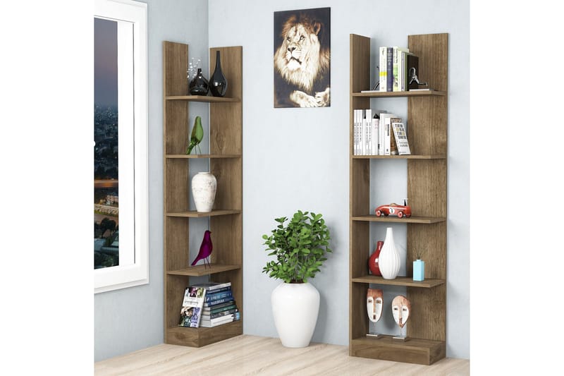Bookshelf Valnøtt - Oppbevaring - Hyller - Bokhylle