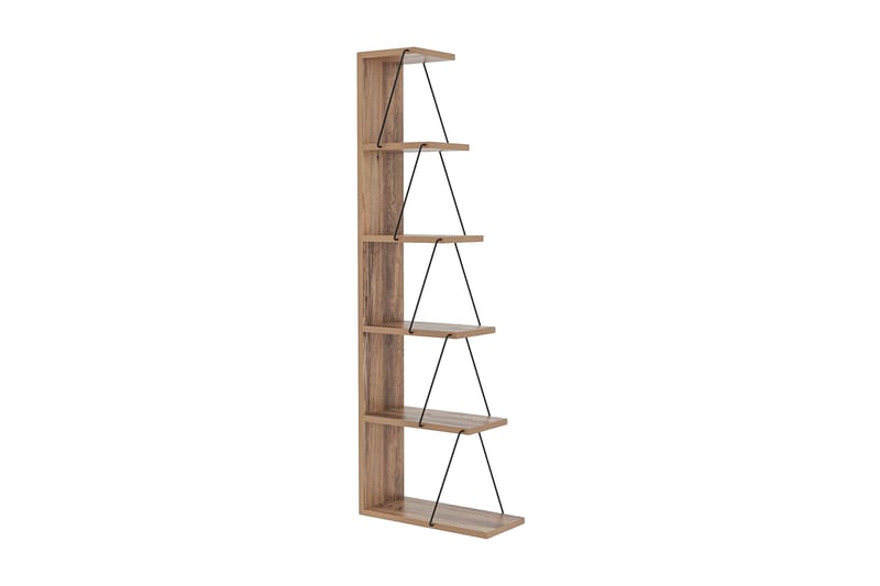 Bookshelf Pine|Svart - Gitterhylle - Bokhylle - Hylle barnerom - Bokhylle barn - Veggbokhylle
