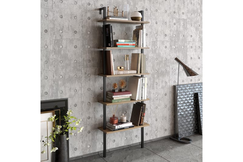 Brinkelid Bokhylle - Brun - Hus & oppussing - Kjøkken & bad - Kjøkken & vaskerom - Kjøkkeninnredning - Kjøkkenhylle