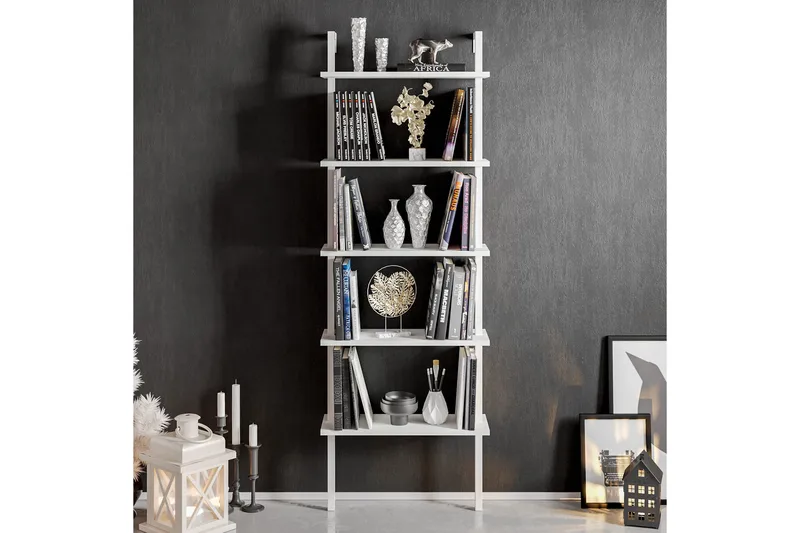 Brinkelid Bokhylle - Hvit - Hus & oppussing - Kjøkken & bad - Kjøkken & vaskerom - Kjøkkeninnredning - Kjøkkenhylle