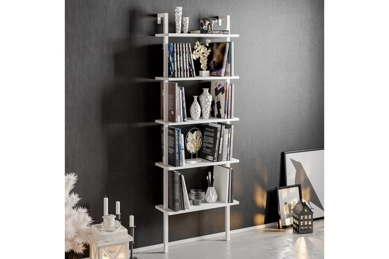 Brinkelid Bokhylle - Hvit - Hus & oppussing - Kjøkken & bad - Kjøkken & vaskerom - Kjøkkeninnredning - Kjøkkenhylle