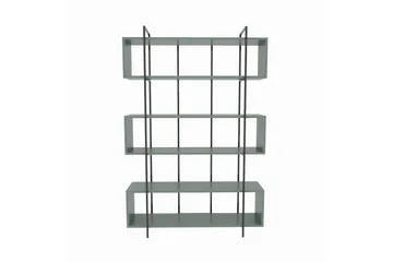 Bruti Bokhylle 120 cm i Malt Tre - Svart - Oppbevaring - Hyller - Bokhylle
