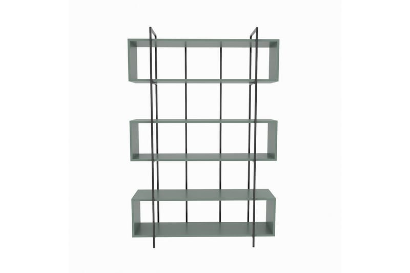 Bruti Bokhylle 120 cm i Malt Tre - Svart - Oppbevaring - Hyller - Bokhylle