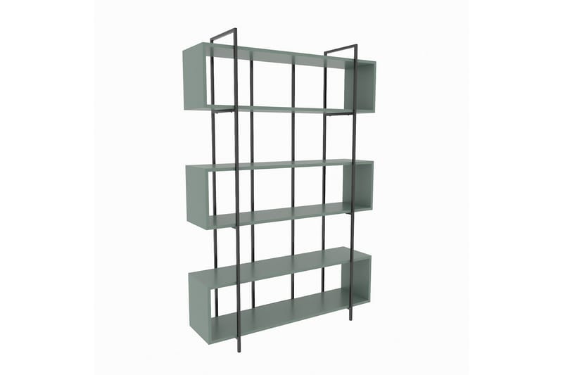Bruti Bokhylle 120 cm i Malt Tre - Svart - Oppbevaring - Hyller - Bokhylle