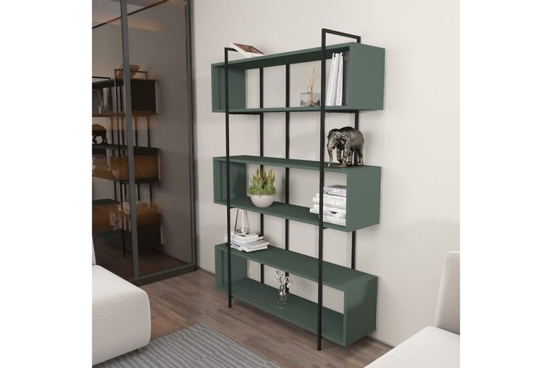 Bruti Bokhylle 120 cm - Svart - Oppbevaring - Hyller - Bokhylle