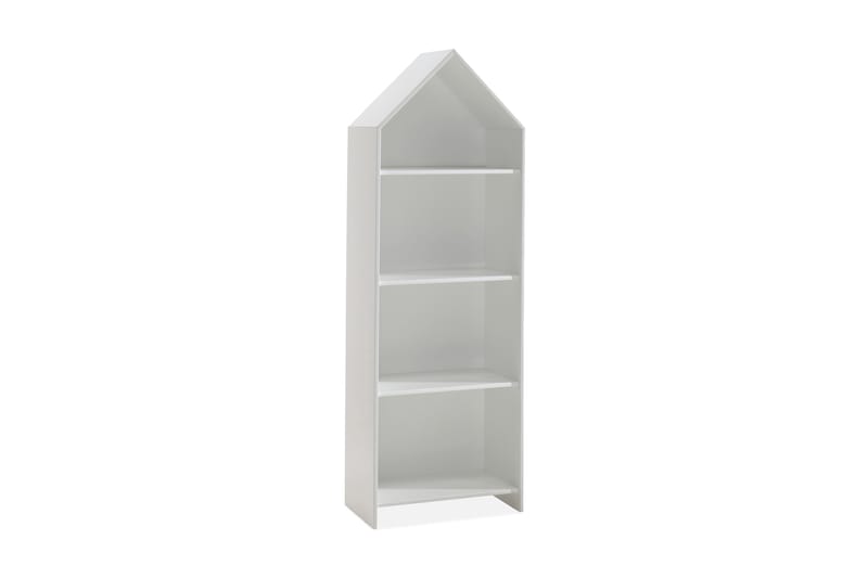 Bustorp Garderobe 58 cm - Hvit/Svart - Bokhylle - Hylle barnerom - Bokhylle barn