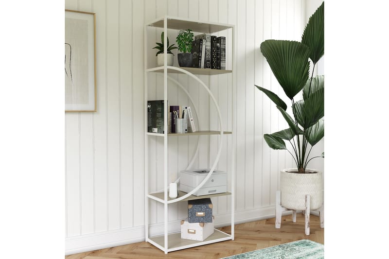 Cambridge Bokhylle 60,9x33,4 cm Hvit - Dorel Home - Oppbevaring - Hyller - Bokhylle