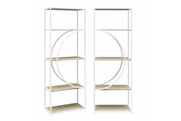 Cambridge Bokhylle 60,9x33,4 cm Hvit - Dorel Home - Oppbevaring - Hyller - Bokhylle