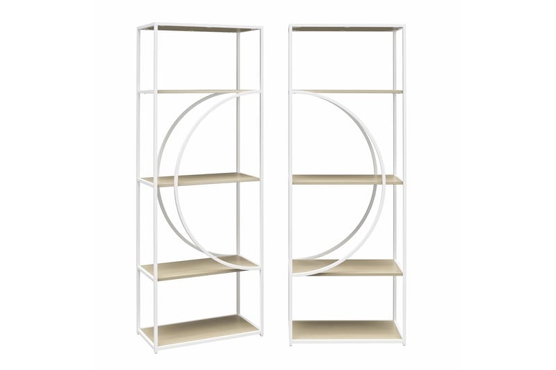 Cambridge Bokhylle 60,9x33,4 cm Hvit - Dorel Home - Oppbevaring - Hyller - Bokhylle