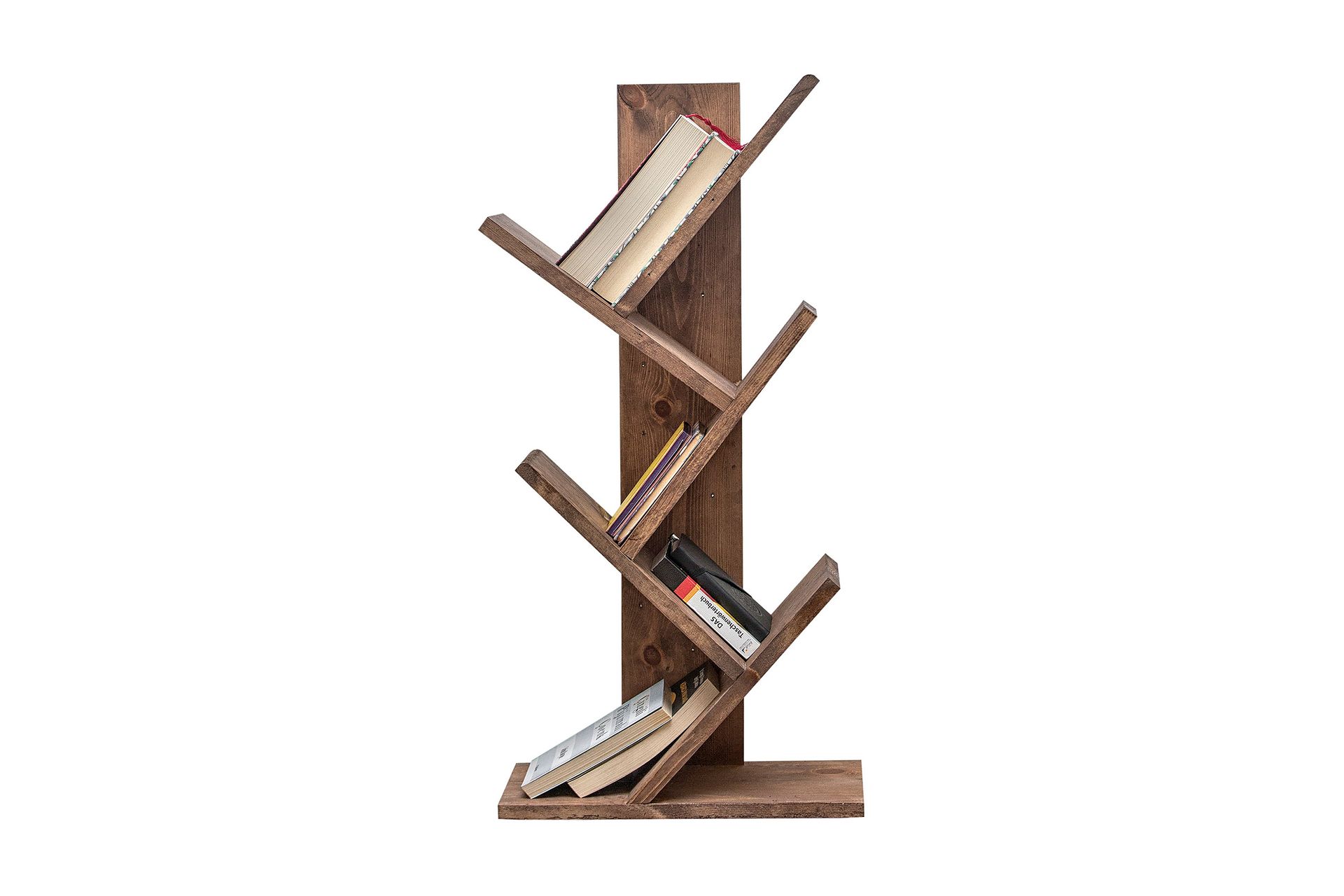 Cancello Bokhylle 35x18 cm 5 Hyller - Mørkebrun - Oppbevaring - Hyller - Bokhylle
