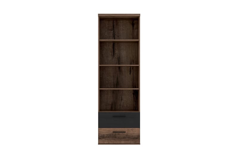 Cannop Hylle 220 cm - Brun/Svart - Oppbevaring - Hyller - Bokhylle
