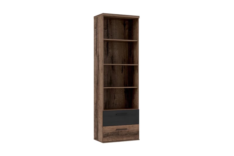 Cannop Hylle 220 cm - Brun/Svart - Oppbevaring - Hyller - Bokhylle
