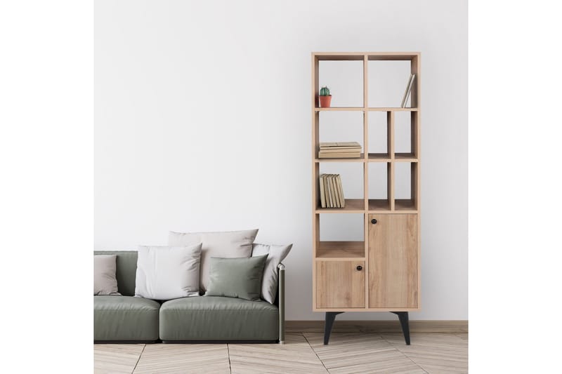 Celesse Bokhylle 174x60 cm - Natur - Oppbevaring - Hyller - Bokhylle