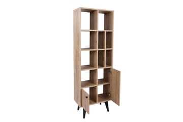 Celesse Bokhylle 60 cm i Eik - Lysebrun - Oppbevaring - Hyller - Bokhylle
