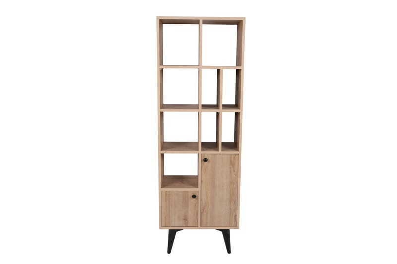 Celesse Bokhylle 60 cm i Eik - Lysebrun - Oppbevaring - Hyller - Bokhylle