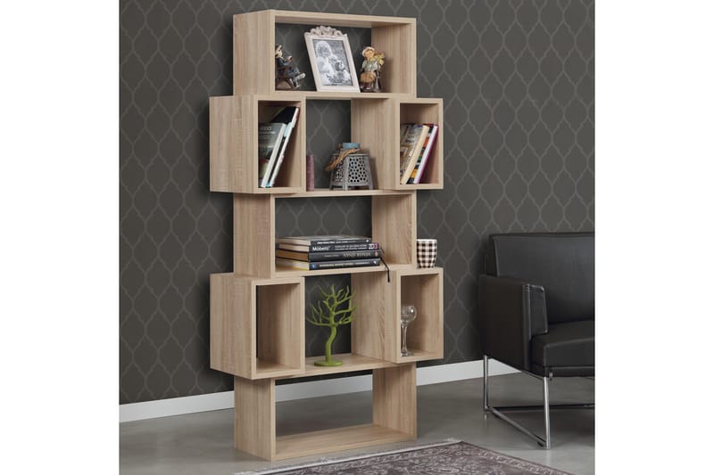 Comfortale Bokhylle 84 cm i Eik - Brun - Oppbevaring - Hyller - Bokhylle