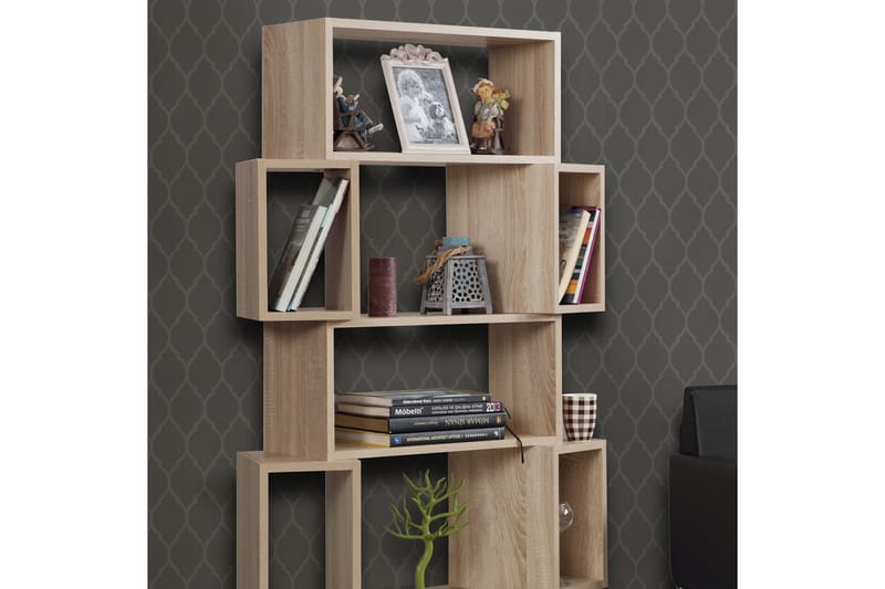 Comfortale Bokhylle 84 cm i Eik - Brun - Oppbevaring - Hyller - Bokhylle