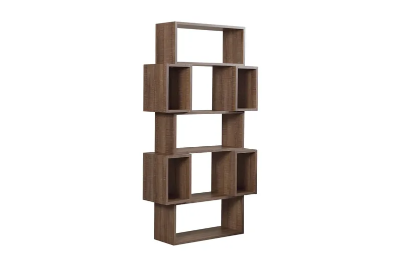 Comfortale Bokhylle 84 cm i Valnøtt, Brun