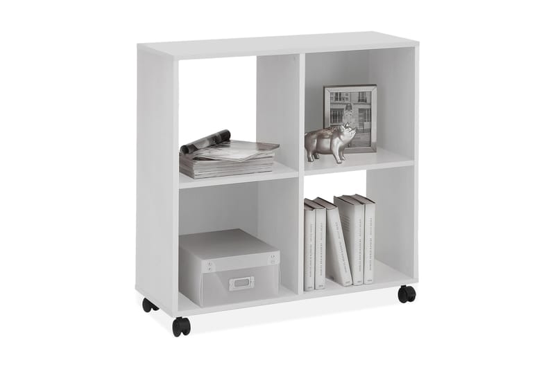 Cragg Hylle 72 cm - Hvit - Oppbevaring - Hyller - Bokhylle