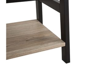 Croydon Bokhylle 64 cm i Tre med Metallramme - Lysebrun - Oppbevaring - Hyller - Bokhylle