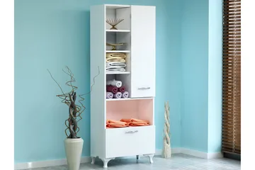 Decorotika Bokhylle 60 cm i Malt Tre - Hvit - Oppbevaring - Hyller - Bokhylle