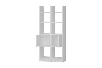 Decorotika Bokhylle 66 cm i Malt Tre - Ekstra Hvit - Oppbevaring - Hyller - Bokhylle