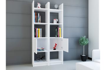 Decorotika Bokhylle 66 cm i Malt Tre - Ekstra Hvit - Oppbevaring - Hyller - Bokhylle