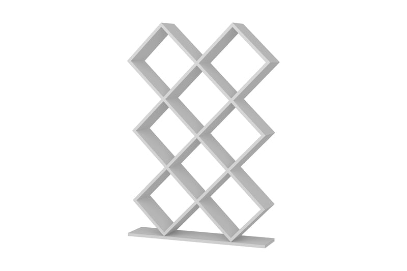 Decorotika Bokhylle 90 cm i Malt Tre - Hvit - Oppbevaring - Hyller - Bokhylle