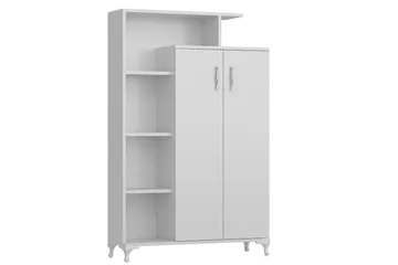Decorotika Bokhylle 90 cm i Malt Tre - Hvit - Oppbevaring - Hyller - Bokhylle