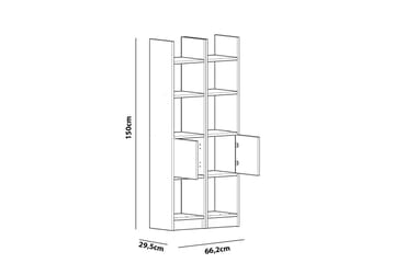 Decorotika Bokhylle - Extra Hvit - Oppbevaring - Hyller - Bokhylle
