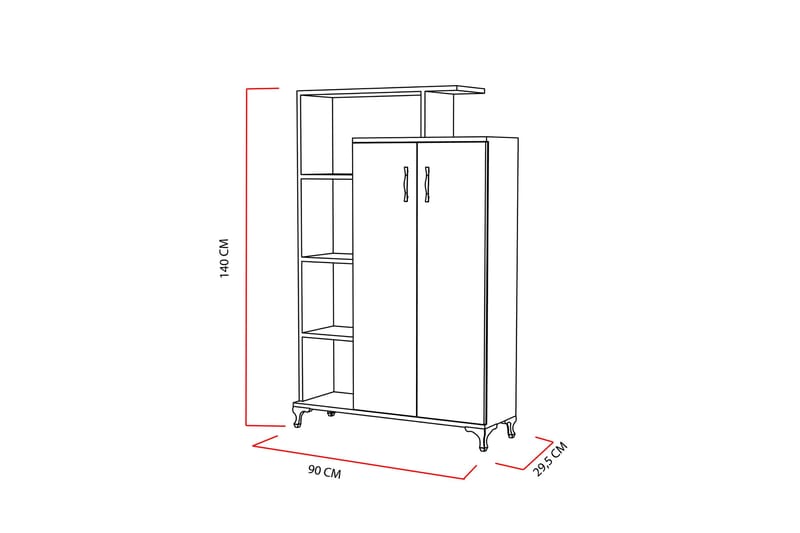Decorotika Bokhylle - Oppbevaring - Hyller - Bokhylle