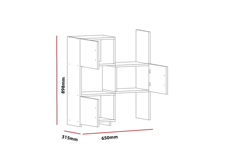 Decorotika Oppbevaringshylle - Oppbevaring - Hyller - Bokhylle