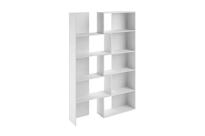 Decorotika Uttrekkbar Bokhylle 140 cm i Malt Tre, Hvit