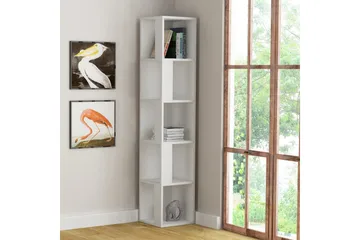 Decorta Bokhylle 32 cm i Malt Tre - Hvit - Oppbevaring - Hyller - Bokhylle