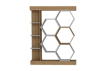 Desgrar Bokhylle 140x177,4 cm - Hvit - Oppbevaring - Hyller - Bokhylle