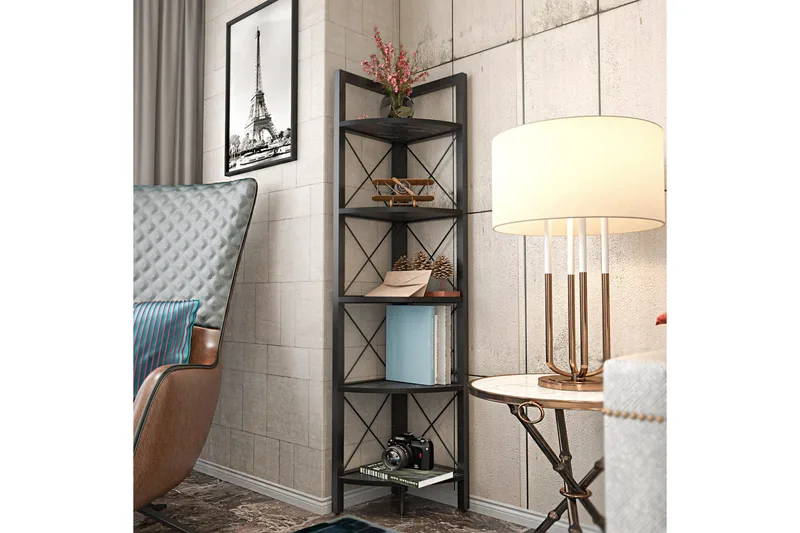 Desgrar Bokhylle 30,5x160 cm - Svart - Oppbevaring - Hyller - Bokhylle