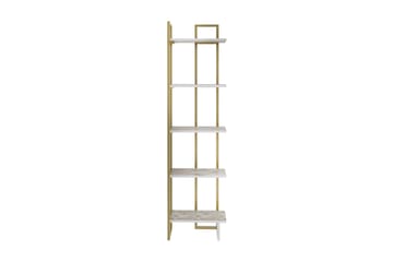 Desgrar Bokhylle 45,2x180 cm - Hvit - Oppbevaring - Hyller - Bokhylle
