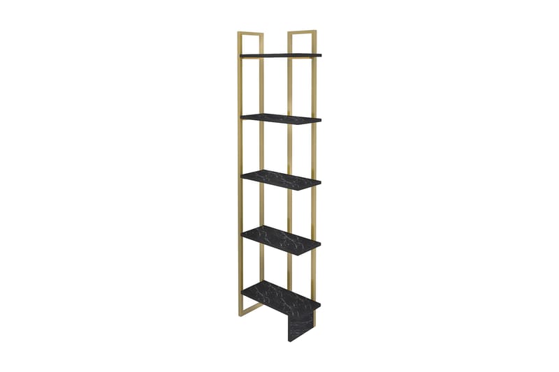 Desgrar Bokhylle 45,2x180 cm - Svart - Oppbevaring - Hyller - Bokhylle