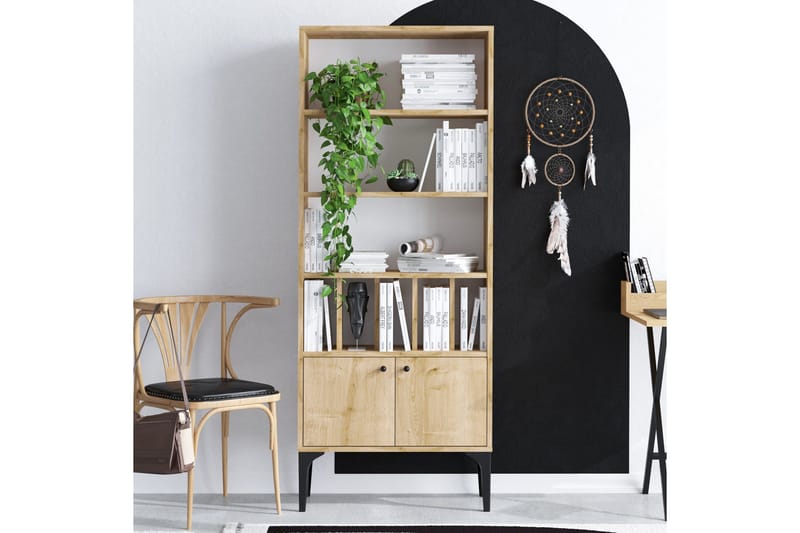 Desgrar Bokhylle 60x175 cm - Blå - Oppbevaring - Hyller - Bokhylle