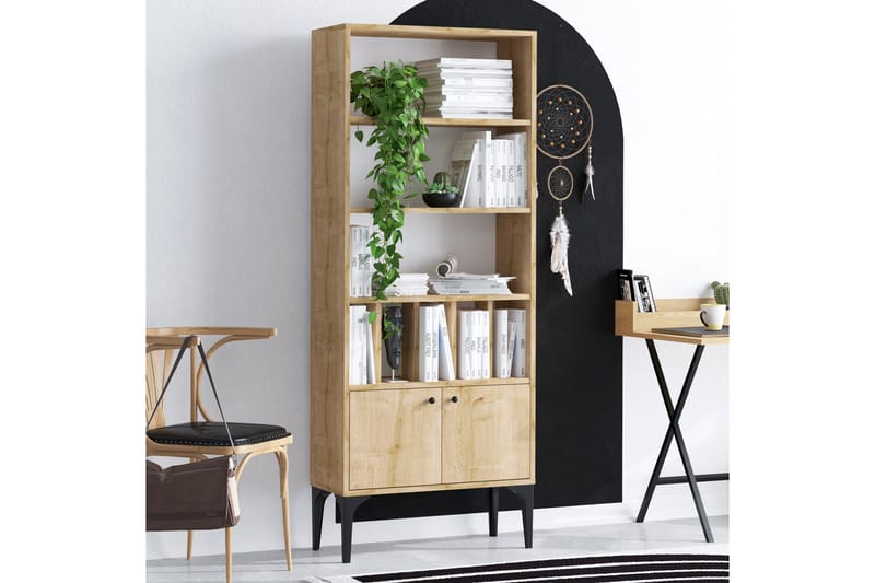 Desgrar Bokhylle 60x175 cm - Blå - Oppbevaring - Hyller - Bokhylle