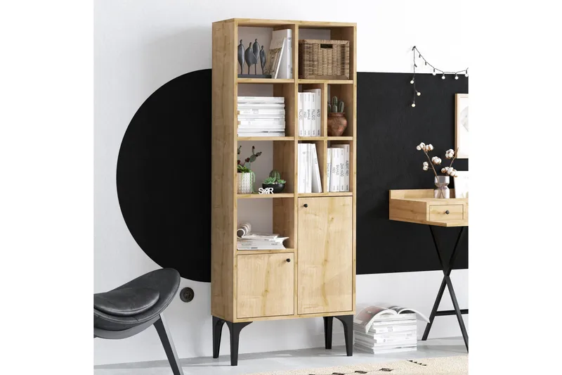 Desgrar Bokhylle 60x175 cm - Blå - Oppbevaring - Hyller - Bokhylle