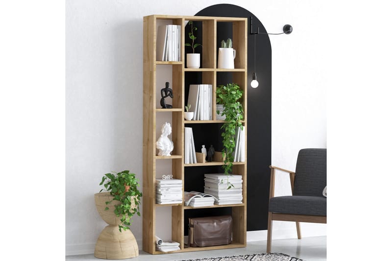 Desgrar Bokhylle 75x170 cm - Blå - Oppbevaring - Hyller - Bokhylle