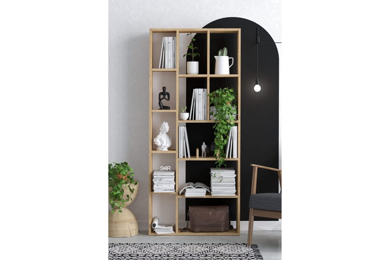 Desgrar Bokhylle 75x170 cm - Blå - Oppbevaring - Hyller - Bokhylle