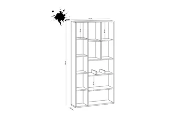 Desgrar Bokhylle 75x170 cm - Blå - Oppbevaring - Hyller - Bokhylle