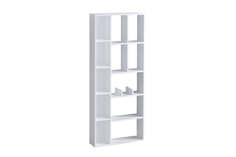 Desgrar Bokhylle 75x170 cm - Hvit - Oppbevaring - Hyller - Bokhylle